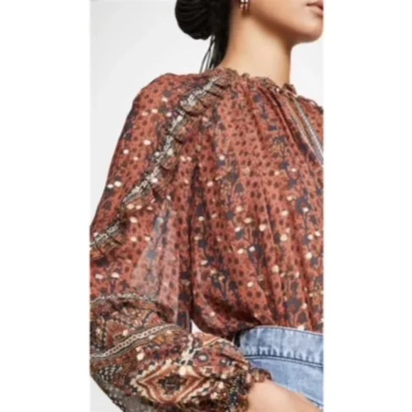 Ulla Johnson Silk Calista Blouse S / US2